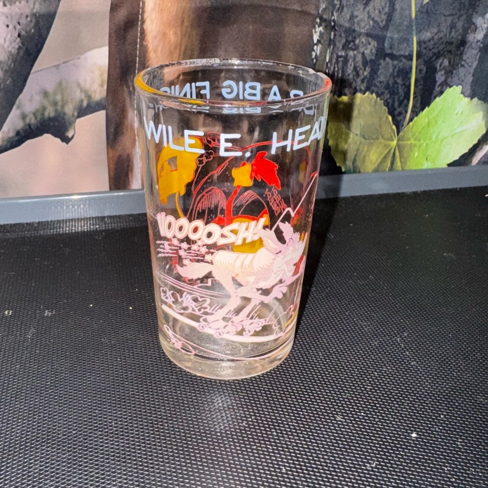 Wile E. Coyote Cartoon Glass
